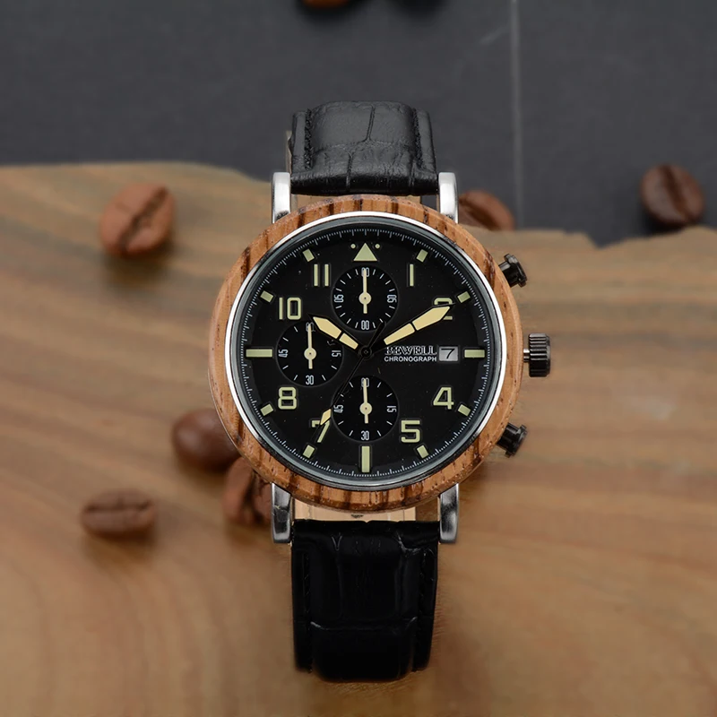 BEWELL WOODEN WATCH