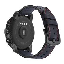 Качество Смарт часы кожаный ремешок для HUAMI Amazfit Stratos 2/2S J05T