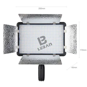 Image 3 - Godox LED500LRW 500 lumière vidéo LED 5600K Version blanche avec réflecteur et télécommande 