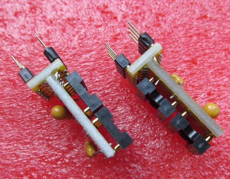 Haopeuk 4 stuks OPA627 X2 Draai naar Dual Op Amp OPA627 Single Op Amp naar Dual Op Amp Module SMD naar DIP