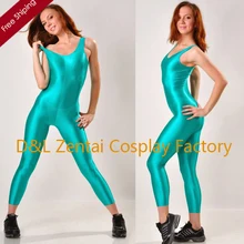 Free Shipping DHL Fashion Green Color Lycra Spandex Leotard Sexy Zentai Catsuit Size S-XXXL LZ112103