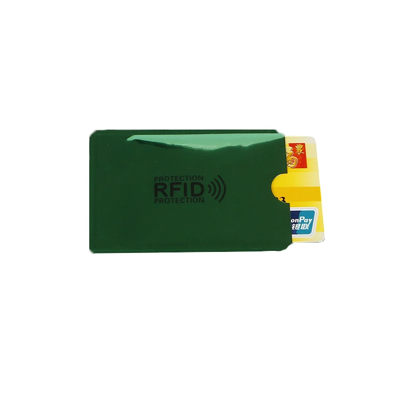 الملونة 10 قطعة/المجموعة ID بطاقة حقيبة التخزين مكافحة المسح RFID مانع التدريع NFC بطاقة الحقيبة حالة الخصوصية حماية RFID023