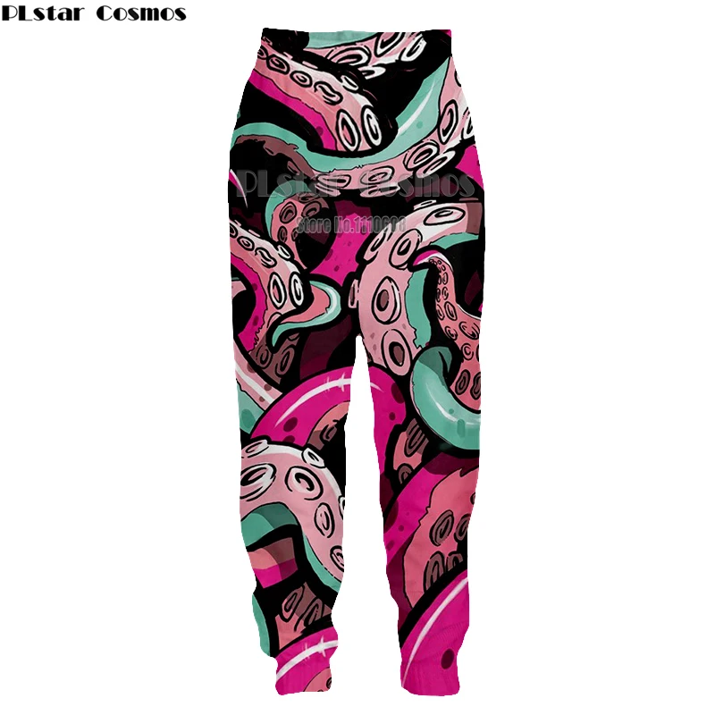 

New Fashion 3D Pants Classic Weed Leaf octopus Tentacle Marilyn Monroe Printing Men Casual Hip Hip-hop Style Joggers Pants