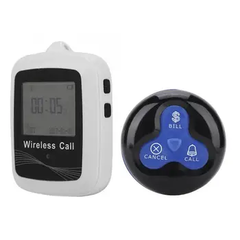 

Calling Pagers System CTW07 + CTT23 Wireless Mobile Wrist Receiver + 10 Transmitter Pagers 100-240V