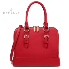 BAFELLI женские сумки женские ручные сумки модные брендовые сумки спилок кожа высокой емкости красная летняя сумка для женщин torebka damska