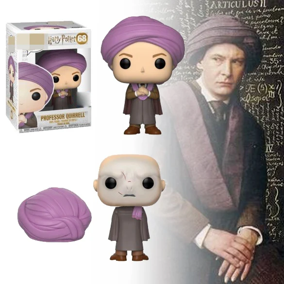

Funko Pop Lord Voldemort Behind Professor Quirrell Vinyl Dolls LORD VOLDEMORT Model Collectibles for Fans Harri Potter Toys Gift