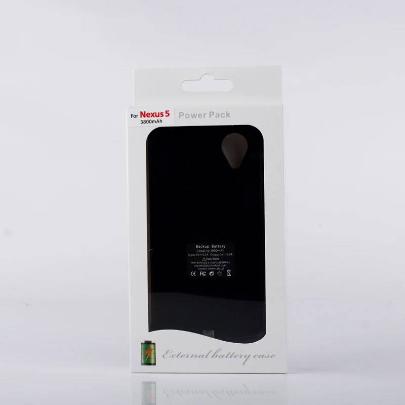 5 шт. в партии 3800 мАч внешняя кобура резервная батарея для Google Nexus power Bank флип чехол