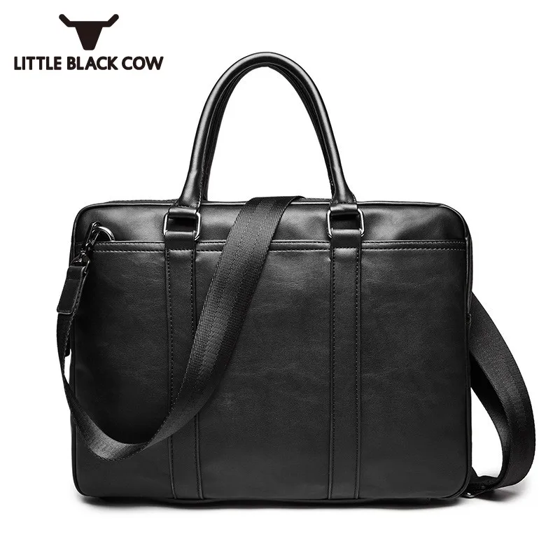 

Tote Bags for Men Pu Leather Business Portfolio for Document Fashion Teenager Shoulder Bag Crossbody Bags Male Casual Briefcases