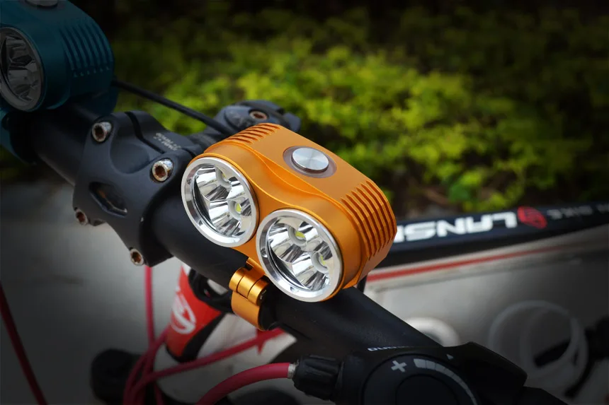 10000 люмен 6x XM-L T6 светодиодный передний велосипедный светильник велосипед светодиодный головной светильник XML T6 светодиодный велосипедный светильник - Цвет: Yellow