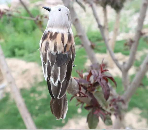 about 16cm foam&ampfeathers bird gray feathers model prop home garden decoration gift s2261 | Игрушки и хобби