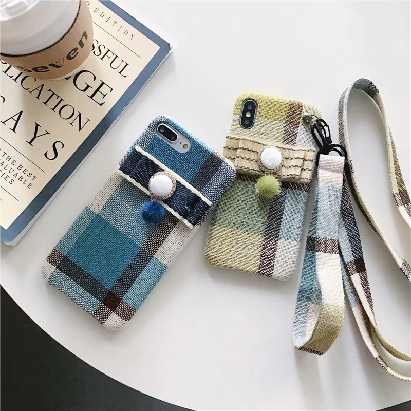 Cloth Fabric Stripe Phone Case (10)