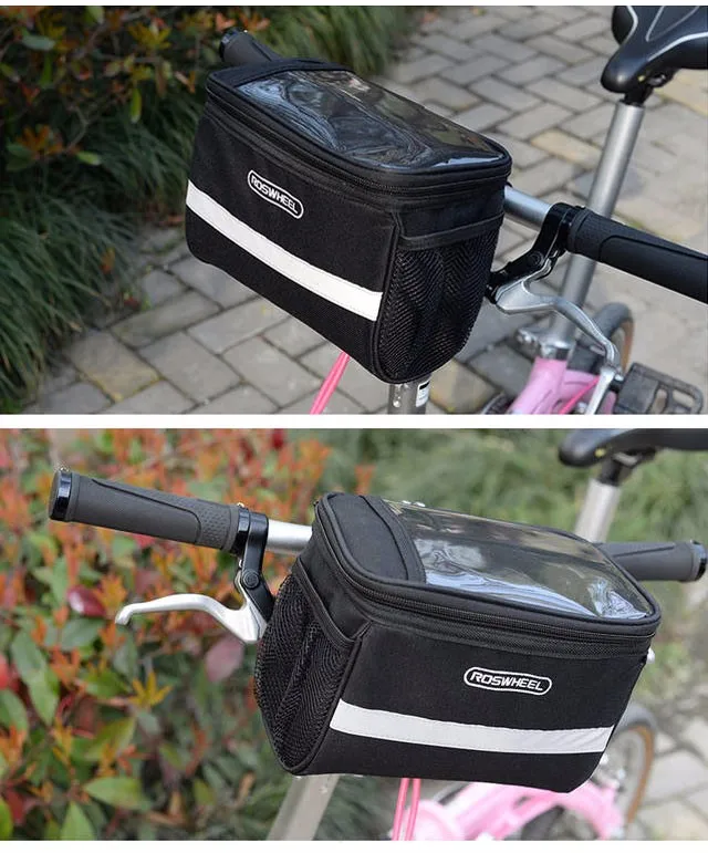 Горный велосипед Roswheel Сумка На Руль ПВХ велосипедная передняя корзина для езды на велосипеде чехол для телефона сумка для инструментов Pannier велосипедная сумка