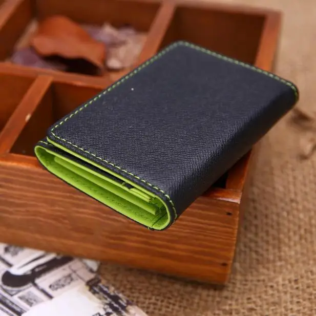 Aelicy, мужской бизнес кожаный кошелек для карт, кошелек, тонкий чехол для ID карты, кредитная карта, карман, мульти-держатель для карт, Mini Hasp