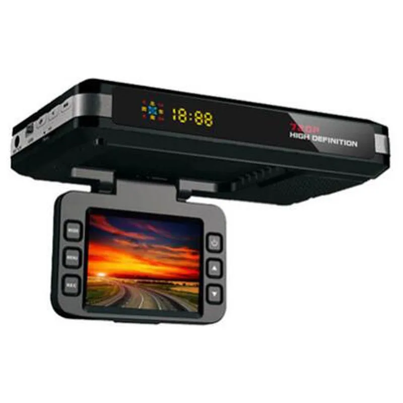 2019 Новый Автомобильный видеорегистратор радар детектор 3 в 1 с GPS Камера FHD 1080P Speedcam