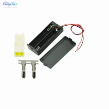 50Pcs 2xAAA Battery Case Holder Socket Wire Junction Boxes With Wires, Switch&Cover, KF2510 Header and Crimps