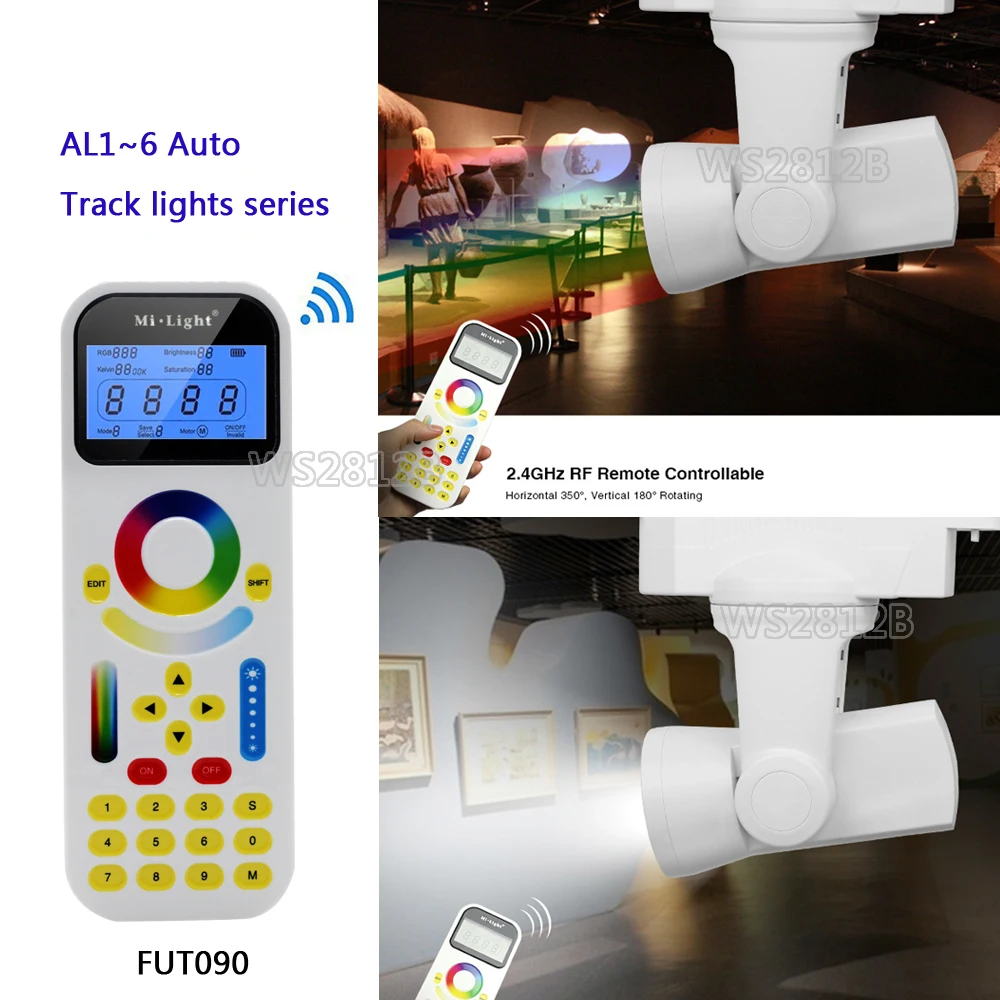 milight 25W 2-wire/4-wire dimmer/Dual White/RGBW 99 Groups led Auto Track light AL1/Al2/Al3/AL4/AL5/AL6 +FUT090 Remote
milight 25W 2-wire/4-wire dimmer/Dual White/RGBW 99 Groups led Auto Track light AL1/Al2/Al3/AL4/AL5/AL6 +FUT090 Remote