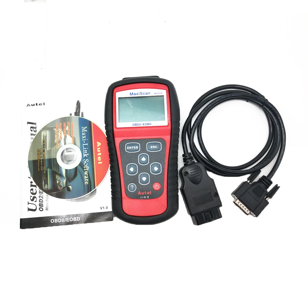Считыватель кода Autel MaxiScan MS509 OBD/OBD2 автоматический сканер MS 509 автомобильный диагностический инструмент для универсальных автомобилей
