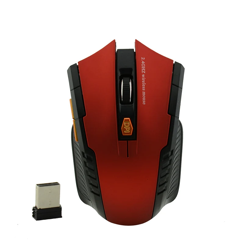 Ratón óptico inalámbrico 2.4G Bts, accesorio con 6 botones, receptor de USB, 1600DPI, 10M, para ordenador portátil y videojuegos - Imagen 2