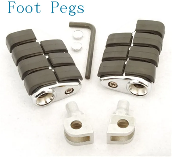 

Aftermarket free shipping motorcycle parts For Motorcycle Kawasaki Vulcan MEAN STREAK 800 Classic Custom Rubber Billet Rear Foot