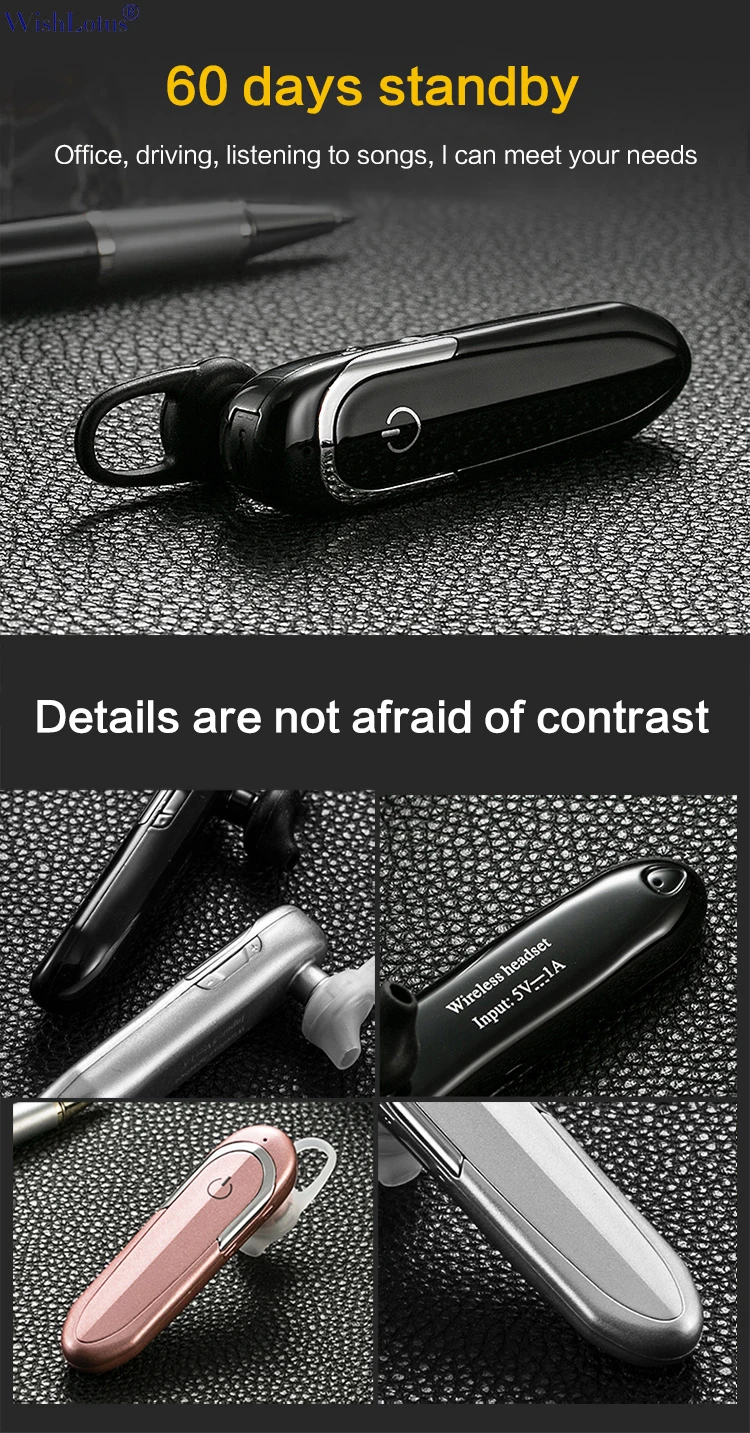 Earphone D5 Bluetooth Headphone (8)