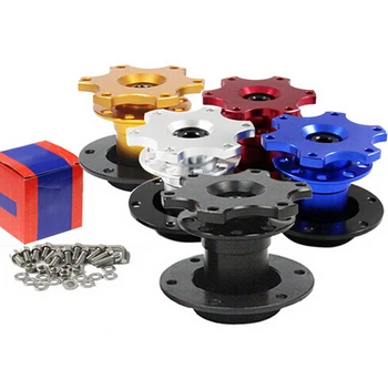 

Universal Racing Car Steering Wheel Quick Release Hub Boss Kit Adapter Car Quick Release Steering Wheel