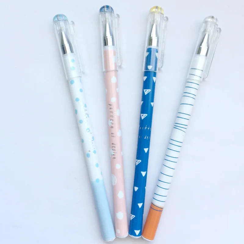 

3X Cute Pattern Of Design Gel Pen Writing Signing Pen School Office Supply Kids Gift Stationery 0.38mm