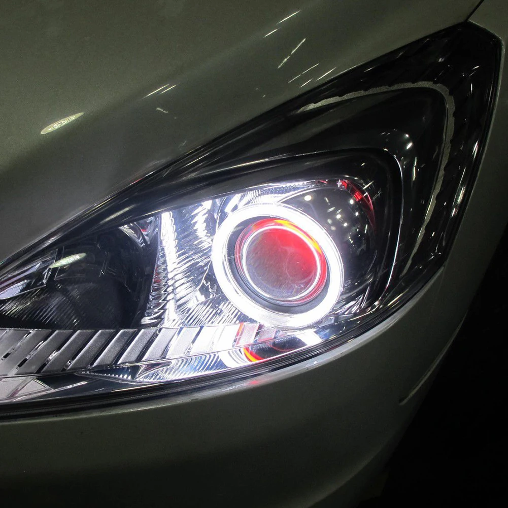 

2 pcs 12V Car LED Lights COB Angel Eyes Circle Fog Lamp with Lampshade 4 Kinds Outer Diameter Lamp for Car Light