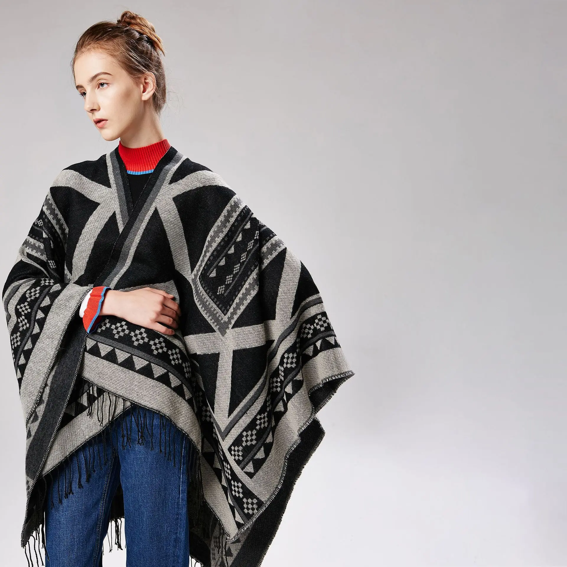 FashionTassels зимний шарф для Для женщин теплые девушки длинный мягкие женские