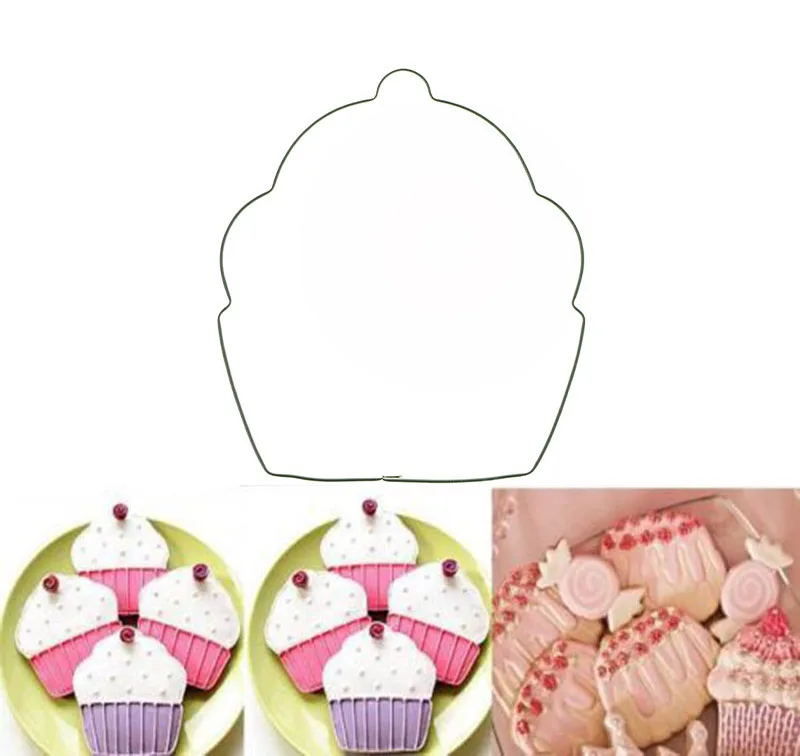 APRICOT Cupcake Shape Cookie Cutter Cake Mould Stainless Steel Fondant Decorating Tools Kitchen Accessory | Дом и сад