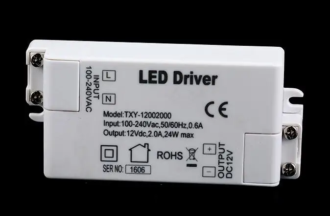 Новинка 10 шт. AC от 100 240 В до DC 12 SMD Светодиодный драйвер Трансформатор питания для