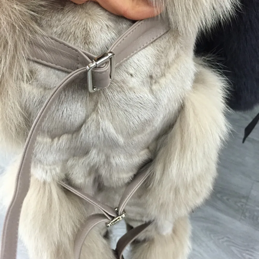 Perfect SQXR FUR Real Fox Fur Vest Women  New Fashion Genuine Fox Fur Coat Gilet  Jacket Winter with mink fur vest 14