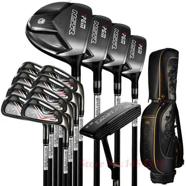 Cheap PGM Supreme Complete Golf Club Set with bag 13clubs Titanium For Men Driver+2Woods+Hybird+8Irons+Putter+Stand Bag +Head Covers