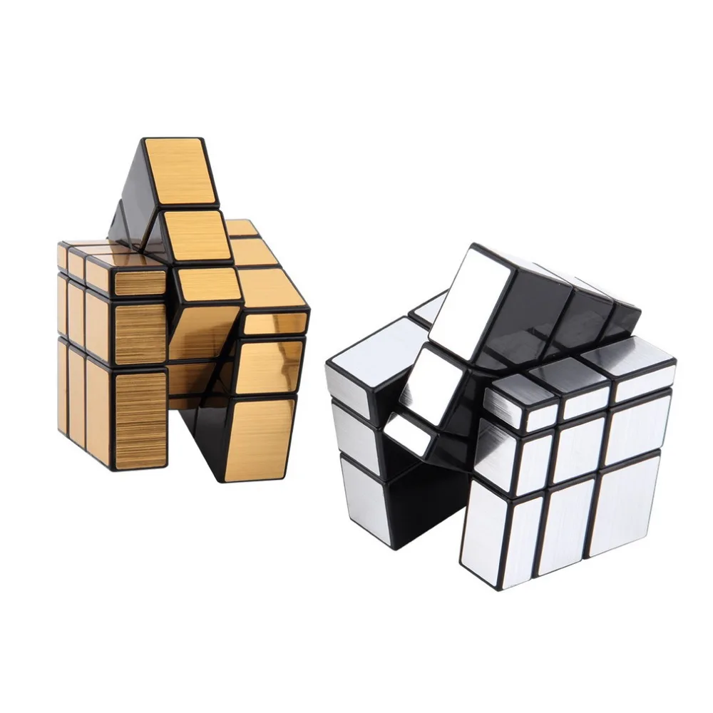 OCDAY 3x3x3 Mirror Cubes Blocks Silver Cast Coated Shiny Magic Cube Puzzle Brain Teaser IQ Worldwide Educational Toy New Sale