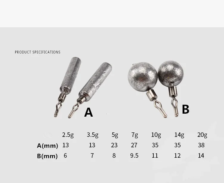 Dropshot снаряжение рыболовное грузило снасти приманки аксессуары вес цилиндр с Поворотные круглые шаровые кольца разъем 2,5 г-20 г