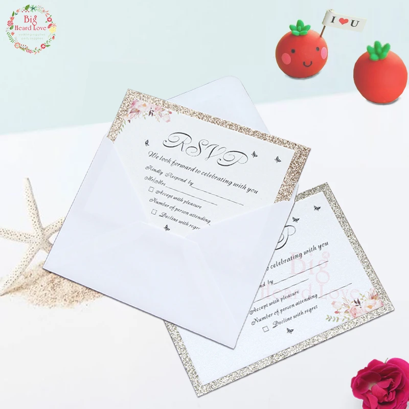 Carte D Invitation Imprimee De Fleurs 50 Pieces Vierge Carte De Vœux Pour Fete D Anniversaire Decoration De Fete Pour Adulte Aliexpress