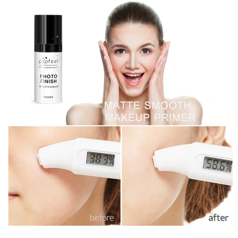 popfeel 15ml Natural Face Primer Gel Base Makeup Matte Foundation Blur Primer Pores Invisible Prolong Cosmetics Recommend