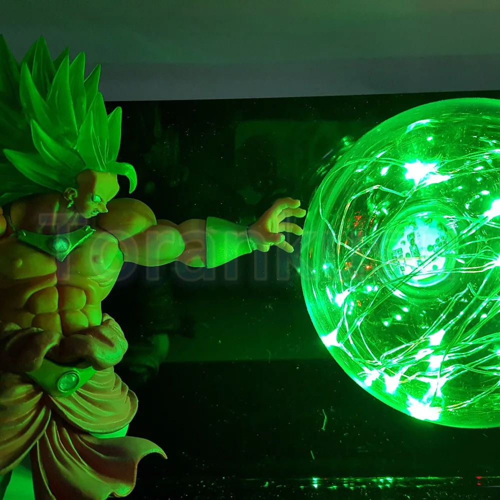 Dragon Ball Z Action Son Goku VS Broly Fighting DIY Display Set Anime Dragon Ball DBZ Super Saiyan Goku Broli Model Doll DIY167