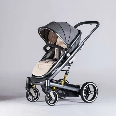 Бесплатная доставка модная детская коляска Uhababy складная с амортизаторами