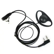 2016 D-Type Surveillance Earphone Headset PTT for two way CB Ham radio baofeng UV-5R BF-888s TYT KG-UVD1P KG-UV6D free shipping