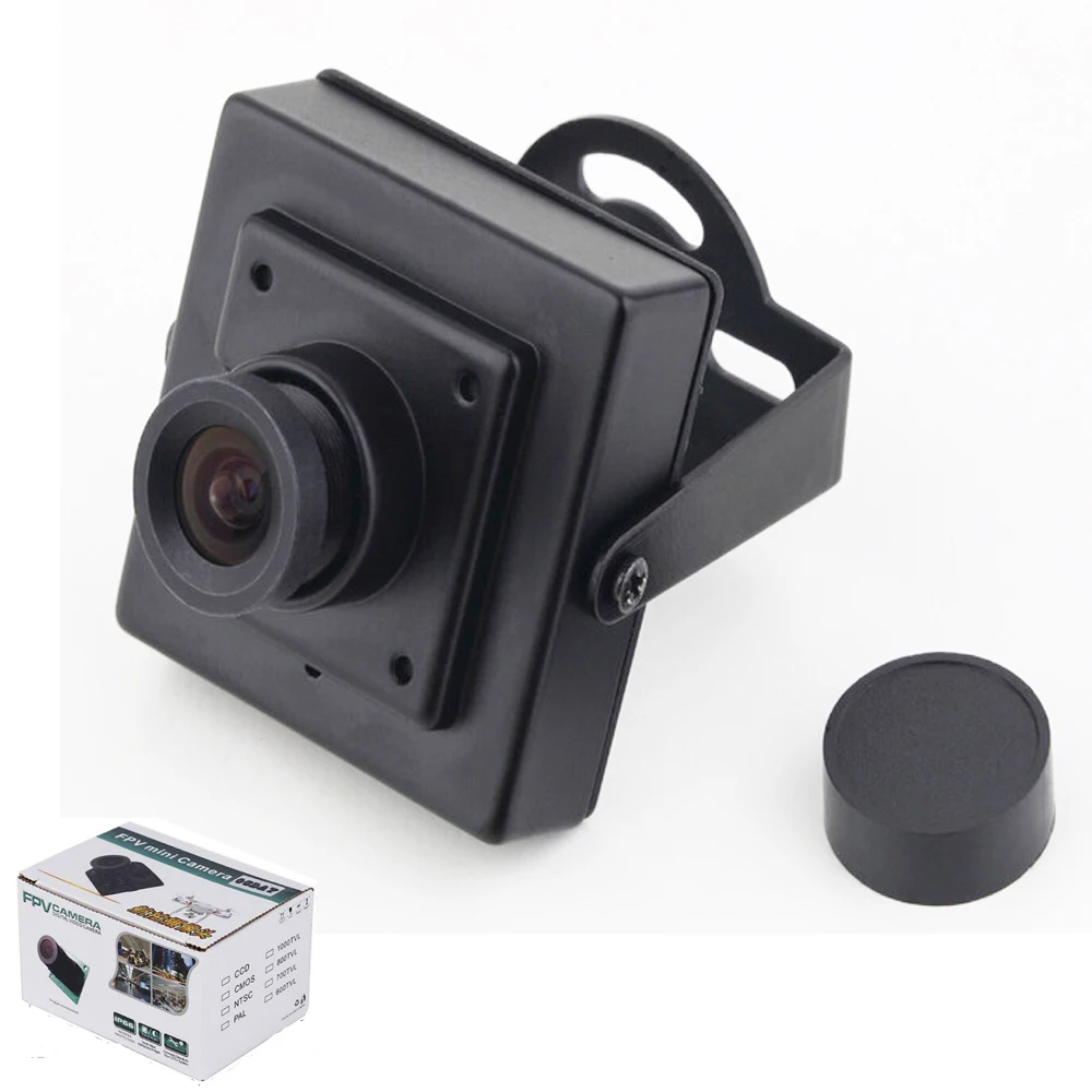 1box 1 3 700TVL PAL NTSC 3 6mm Mini CCD FPV Camera IR Wide Angle Lens