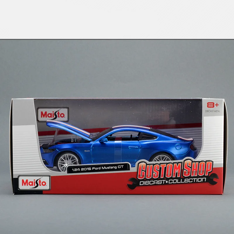 Maisto 1:24 Ford Mustang-GT Модель автомобиля из сплава украшение Коллекция игрушек инструменты подарок