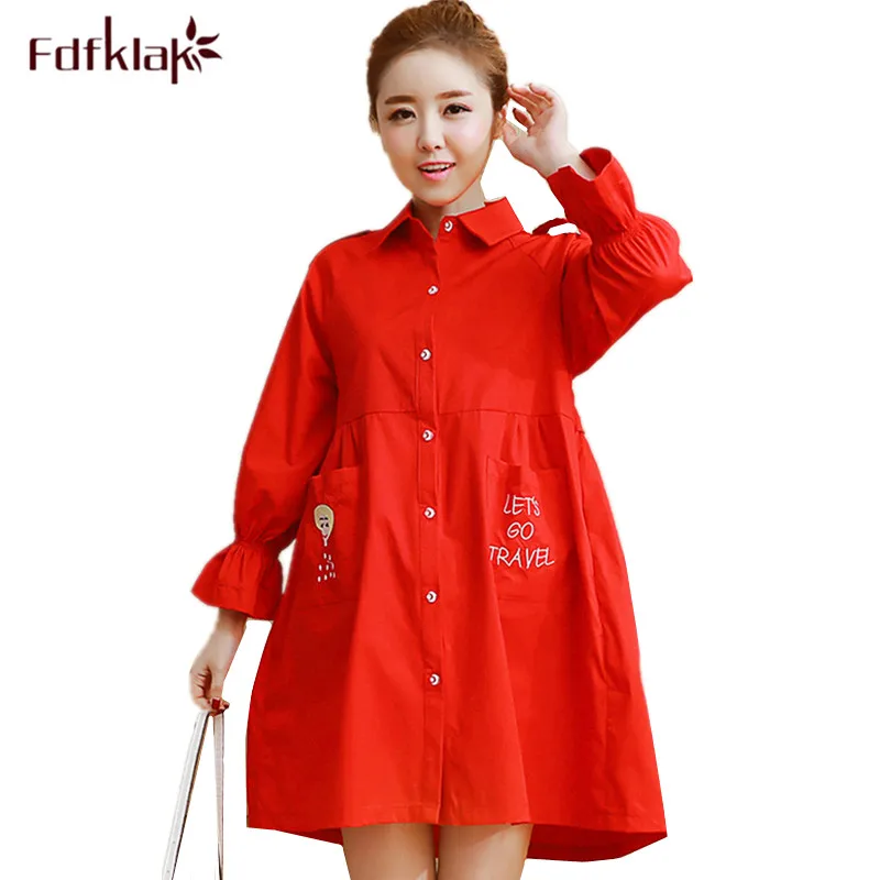 Fdfklak New spring autumn jacket for pregnant women casual large size pregnancy jackets female trench coat maternity clothes