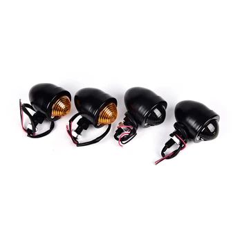 

2pcs LED Turn Signal Light 12V Motorcycle Amber lndicators Blinker Flashers