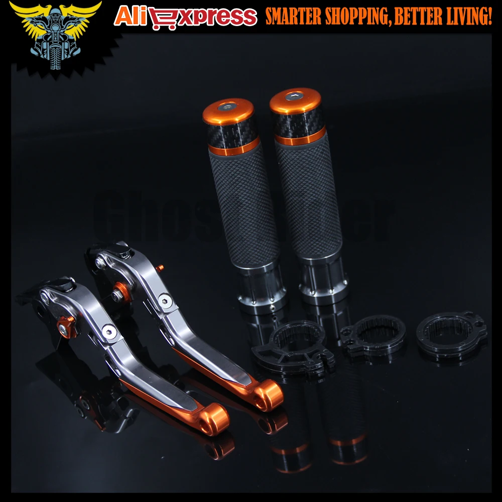 Motorcycle CNC Brake Clutch Levers and Handlebar Hand Grips Handle Grip