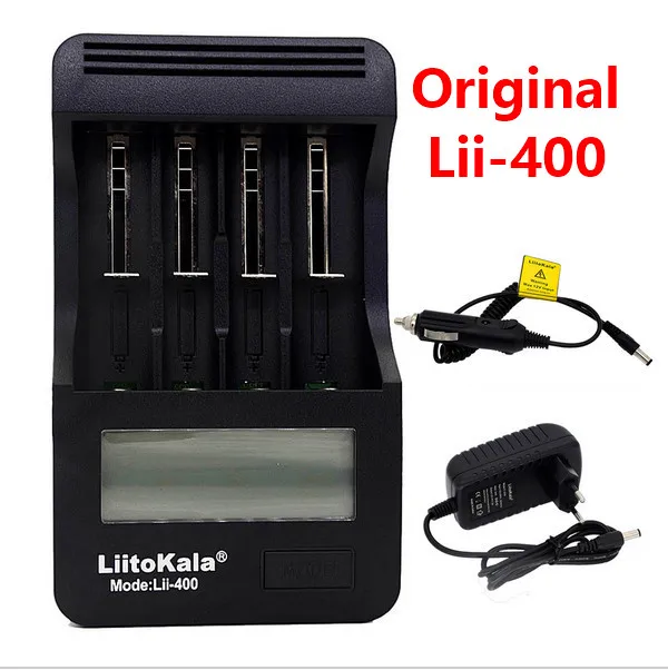 Умное устройство для зарядки никель-металлогидридных аккумуляторов от компании Liitokala: Lii-PD4 lii-402 lii-PL4 lii-500 3,7 V 18650 18350 21700 20700B 20700 26650 1,2 V AA AAA зарядное устройство для никель-металл-гидридных и литиевых аккумуляторов Зарядное устройство - Цвет: lii-400