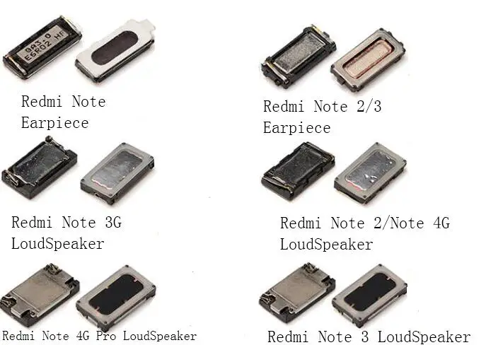 

2pcs/lot New earpiece Ear speaker for Redmi note 3G 4G note2 note3 note4 Cellphone Parts