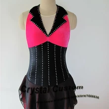 Лидер продаж фигурное катание платье для Обувь для девочек изящные бренд Катание на коньках конкуренции платье dr3315