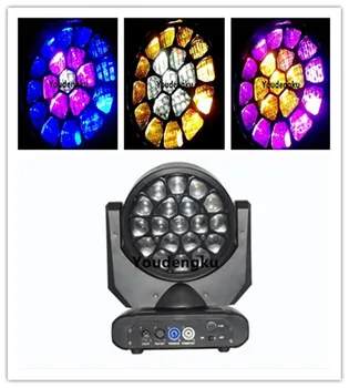 

4 pieces american dj led lights 19*10W RGBW 4-in-1 B eye LED beam wash moving head stage lights
