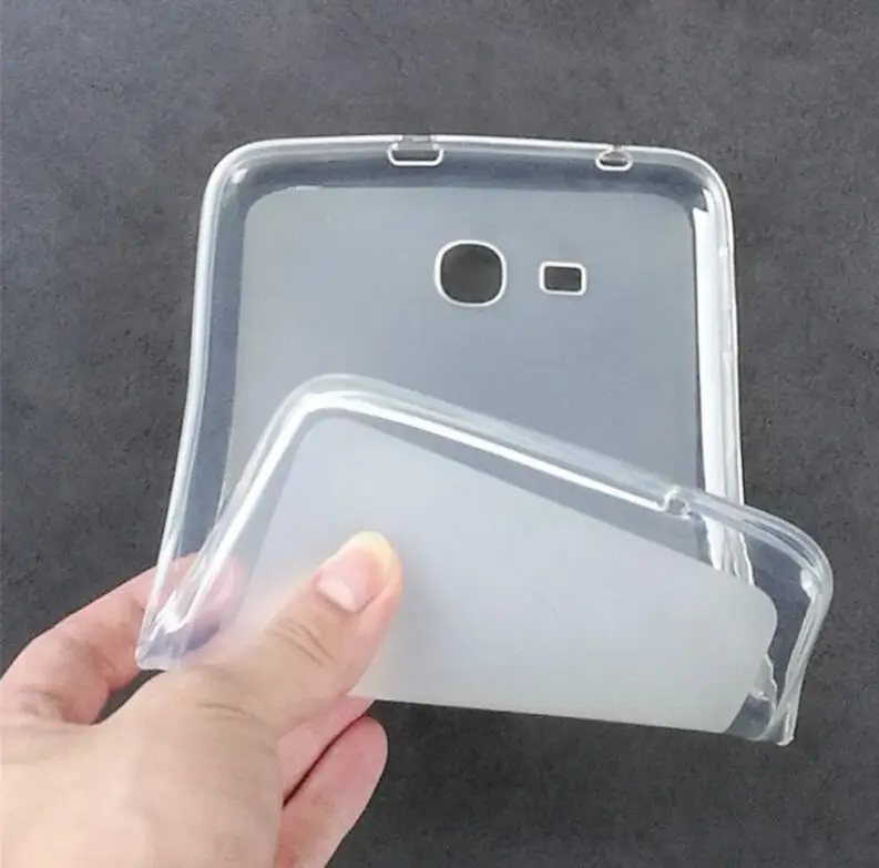 Tab E lite 7,0 SM-T113 T110 T111 T116 закаленное стекло для Galaxy Tab 3 lite 7," Защита экрана 9H стекло для планшета - Цвет: only soft case