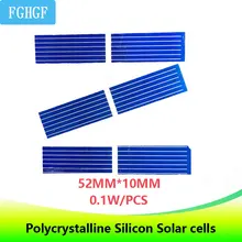 Cellules solaires polycristallines, 50 pièces/30 pièces, panneau de Charge pour téléphone portable et électronique domestique, panneau solaire à monter soi-même